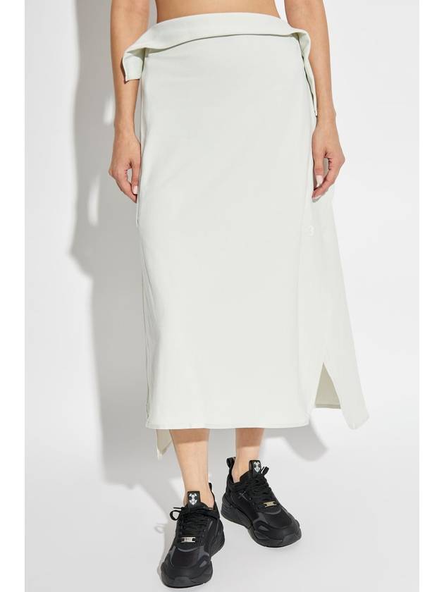 Y-3 Jogging Skirt With Slit, Women's, Cream - Y-3 - BALAAN 3