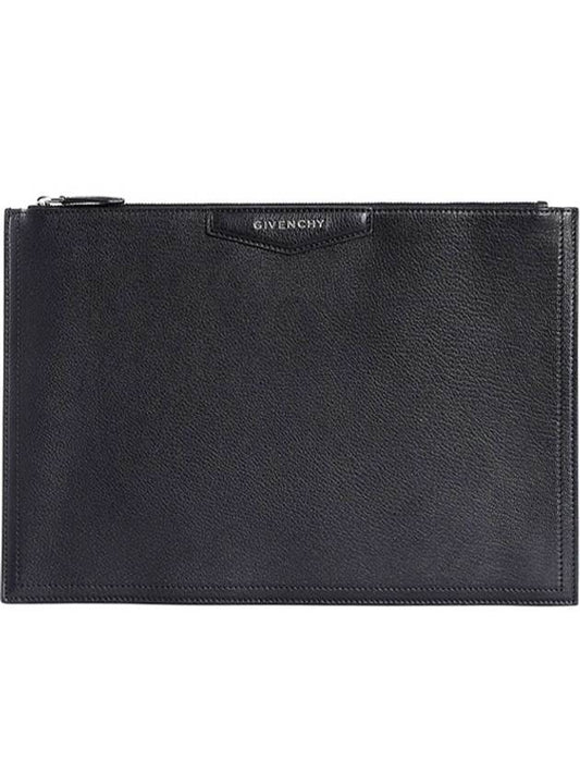 grain leather large Antigona clutch bag black - GIVENCHY - BALAAN 2