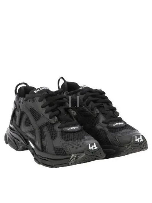 Runner Low Top Sneakers Black - BALENCIAGA - BALAAN 2