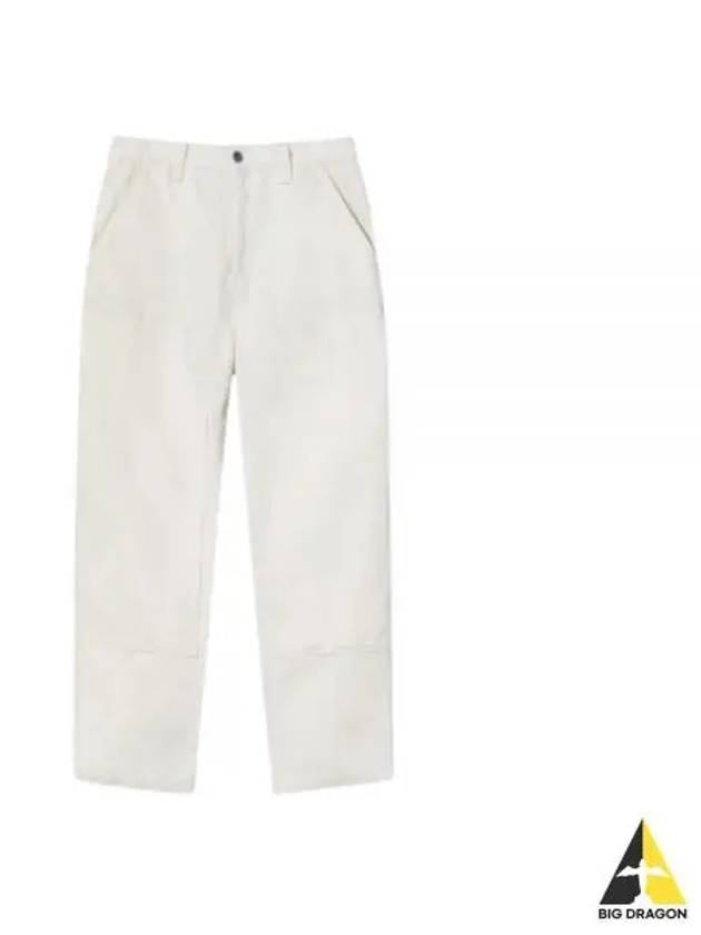 116496 BONE Canvas Work Pants - STUSSY - BALAAN 1