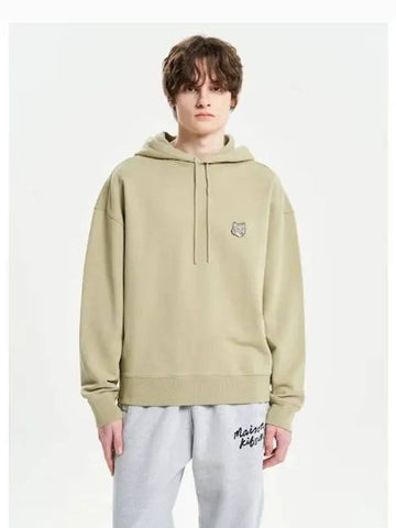 Men s bold fox head patch oversized boxy fit hooded sweatshirt hoodie canvas domestic product - MAISON KITSUNE - BALAAN 1