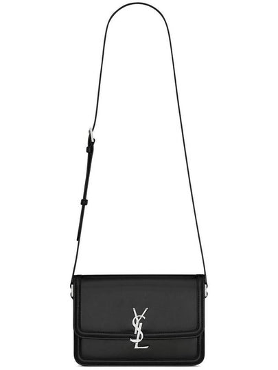 Men's Solferino Medium Satchel Cross Bag Black - SAINT LAURENT - BALAAN 2