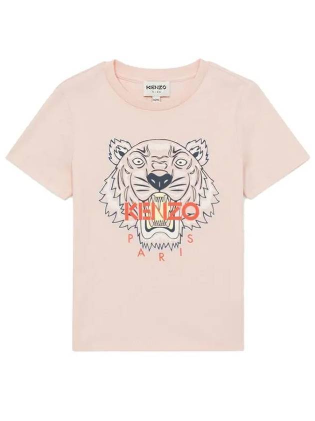 Kids Junior T Shirt K15486 471 Pink - KENZO - BALAAN 1