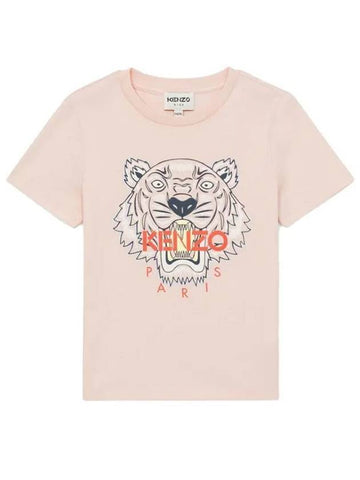 Kids Junior T Shirt K15486 471 Pink - KENZO - BALAAN 1