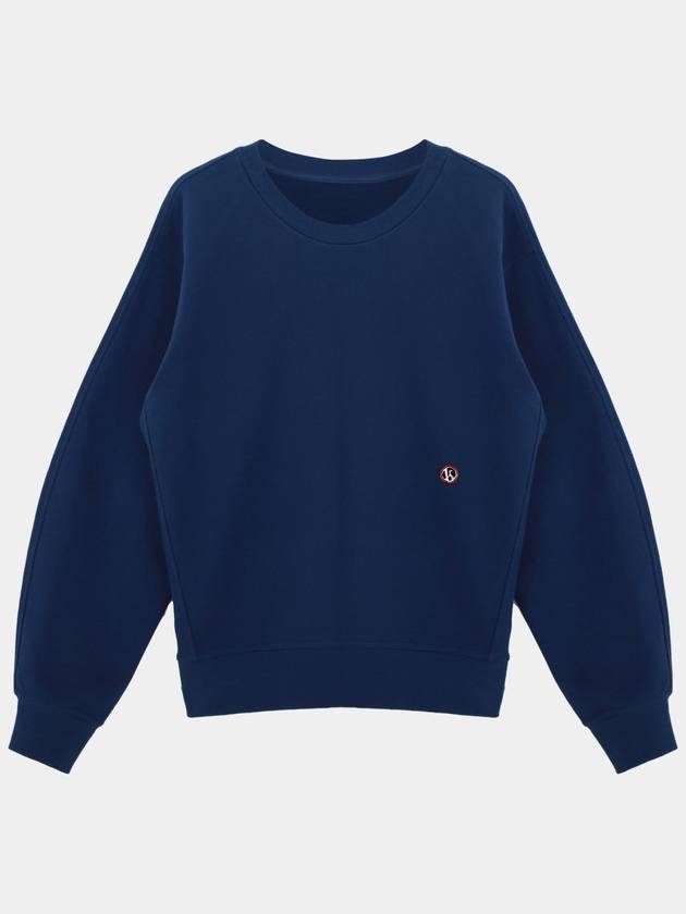 Emblem Brooch Sweatshirt  Yale Blue - KINETO - BALAAN 3