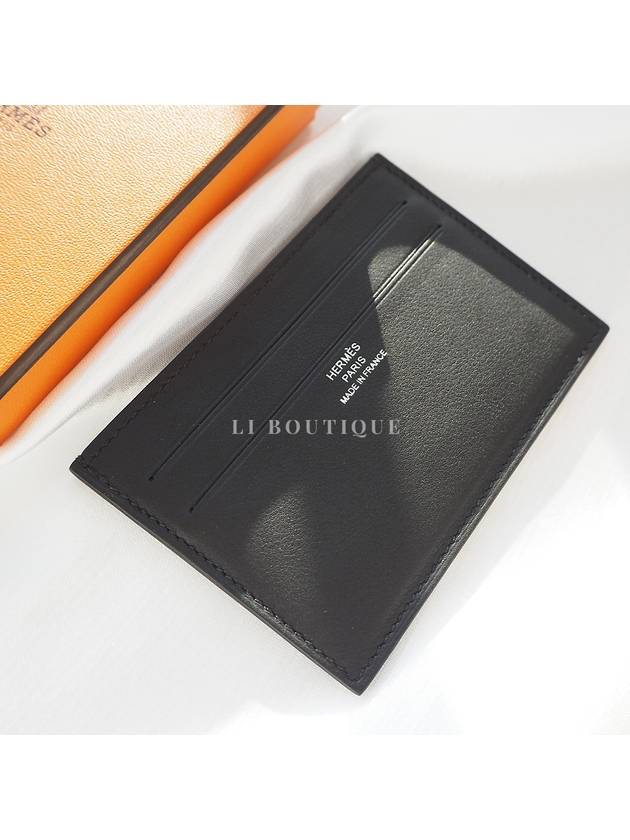 Citizen Twill Card Wallet Black - HERMES - BALAAN 3