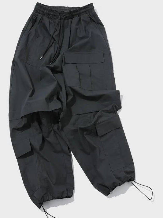 Double pocket wide cargo pants charcoal - CPGN STUDIO - BALAAN 1