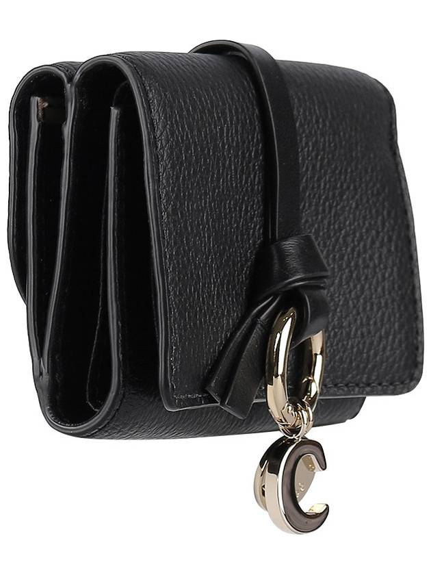 Alphabet Small Half Wallet Black - CHLOE - BALAAN 4