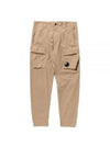 50 Fili Stretch Lens Wappen Cargo Straight Pants Beige - CP COMPANY - BALAAN 2