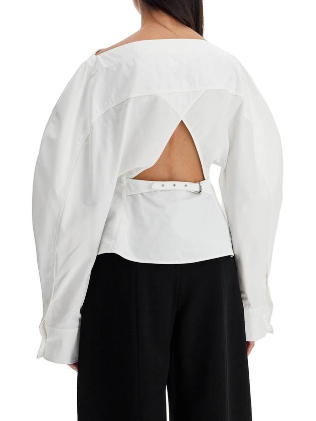 La Chemise Barco Shirt White - JACQUEMUS - BALAAN 4