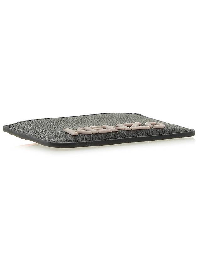 Logo Calf Leather Card Wallet Black - KENZO - BALAAN 6