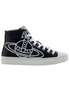 Women's Primsol High Top Sneakers Black - VIVIENNE WESTWOOD - BALAAN.