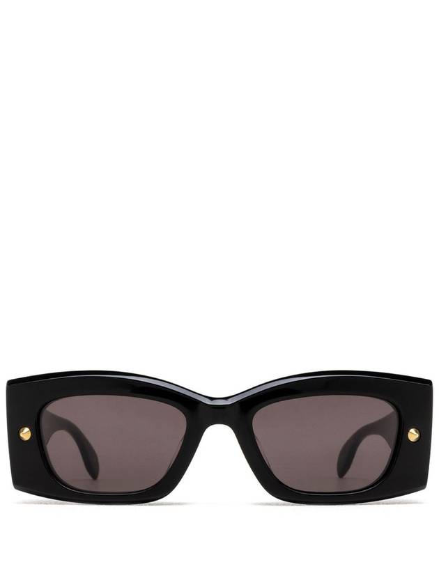 Sunglasses AM0426S 001 001 BLACK BLACK GRAY - ALEXANDER MCQUEEN - BALAAN 2