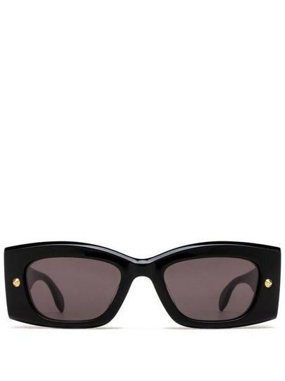 Sunglasses AM0426S 001 001 BLACK BLACK GRAY - ALEXANDER MCQUEEN - BALAAN 2