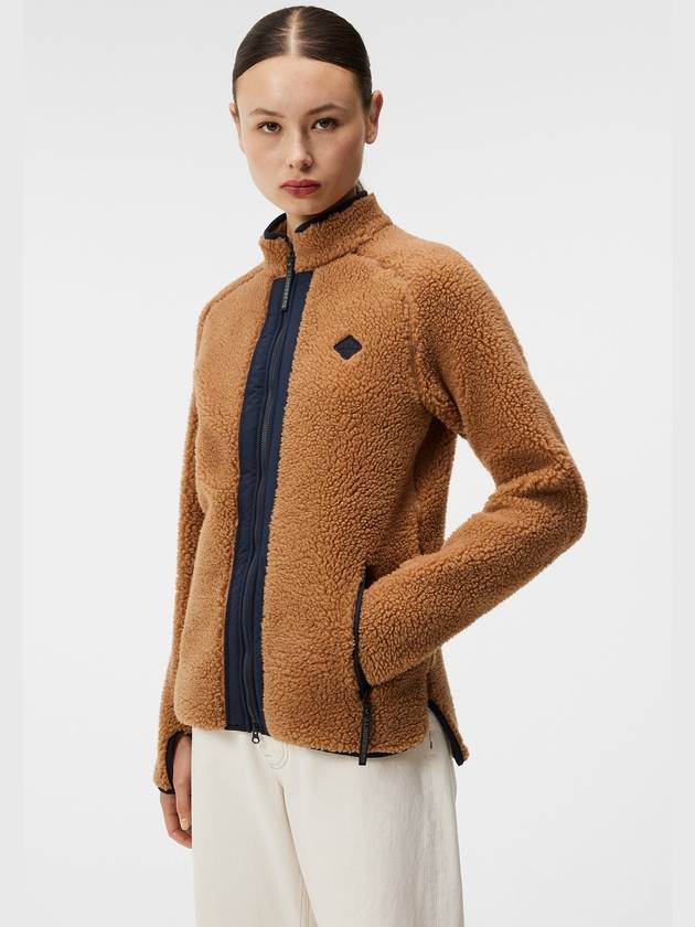 Juniper Pile Mid Layer Shearling Jacket Chipmunk - J.LINDEBERG - BALAAN 3