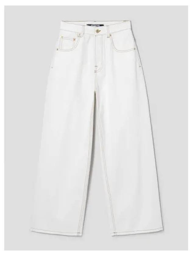 Jacquemus Women s Le Denim Large Off White Domestic Product - JACQUEMUS - BALAAN 1