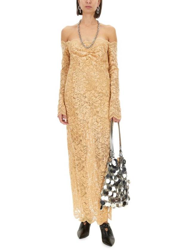 Rabanne Long Dress With Sequins - PACO RABANNE - BALAAN 2