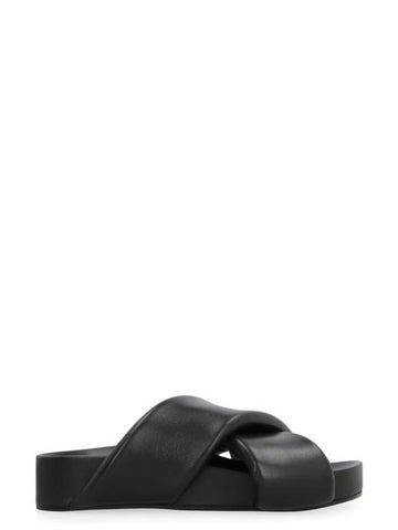 Sandals J15WP0043P5810 001 BLACK - JIL SANDER - BALAAN 1