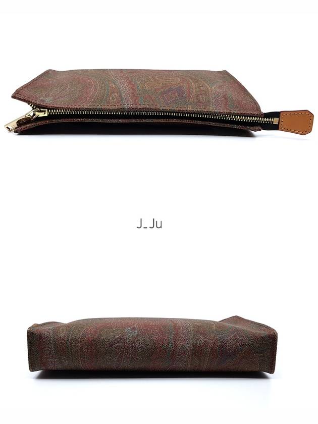 Paisley Clutch Bag Brown - ETRO - BALAAN 6