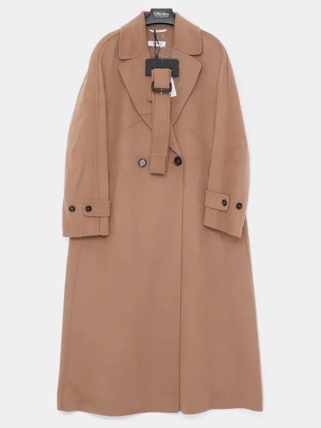 flare belted wool women s coat 2429016103 045 EBANO - MAX MARA - BALAAN 2