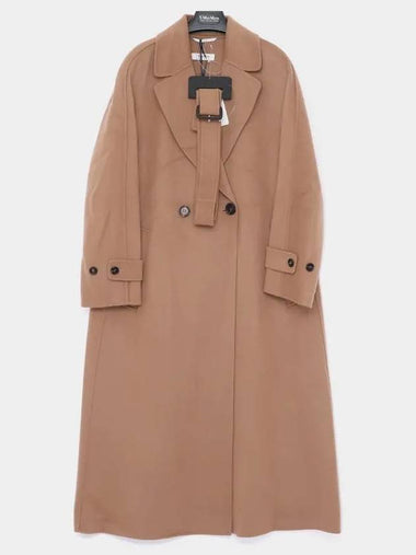 flare belted wool women s coat 2429016103 045 EBANO - MAX MARA - BALAAN 1