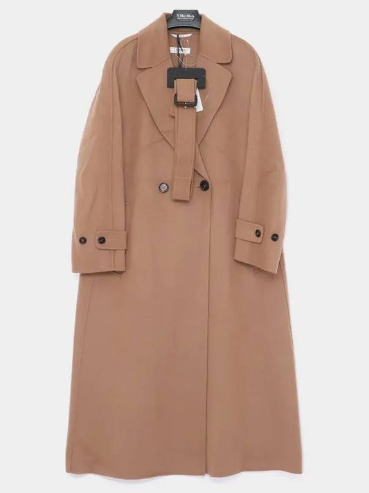 flare belted wool women s coat 2429016103 045 EBANO - MAX MARA - BALAAN 2