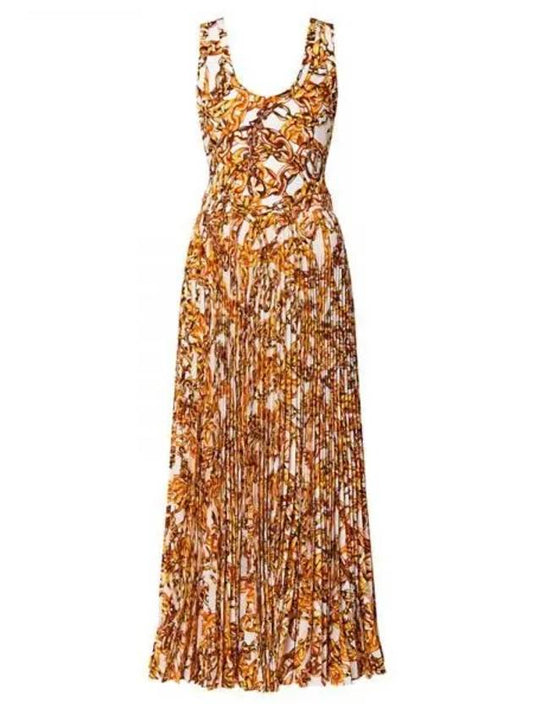 Chain Print Floor Length Tank Dress 1AB9CV - LOUIS VUITTON - BALAAN 1