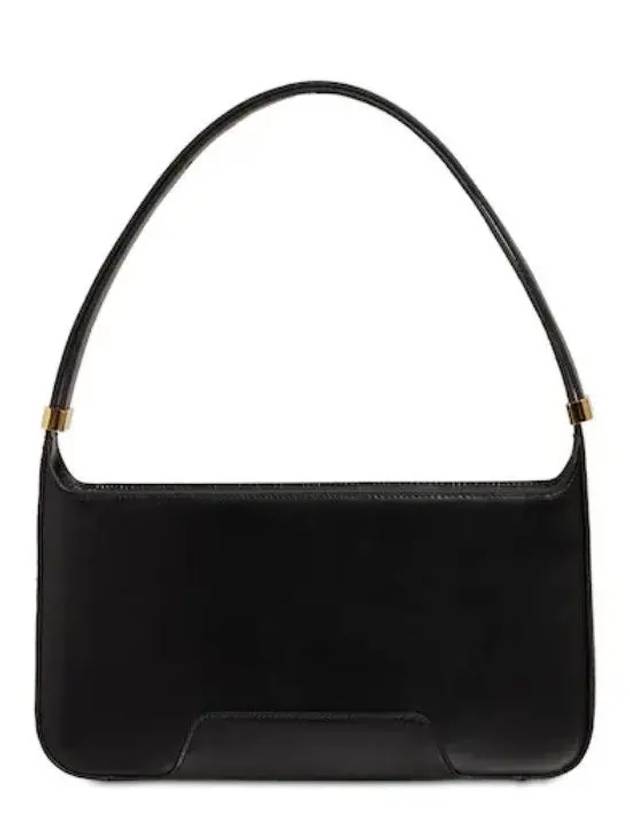 Leather TB Shoulder Bag Black - BURBERRY - BALAAN 5