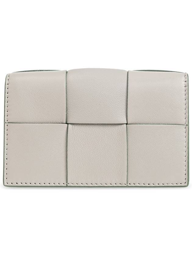 Intrecciato Card Wallet Grey - BOTTEGA VENETA - BALAAN 4