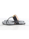 Marmont leather flip flops - GUCCI - BALAAN 6