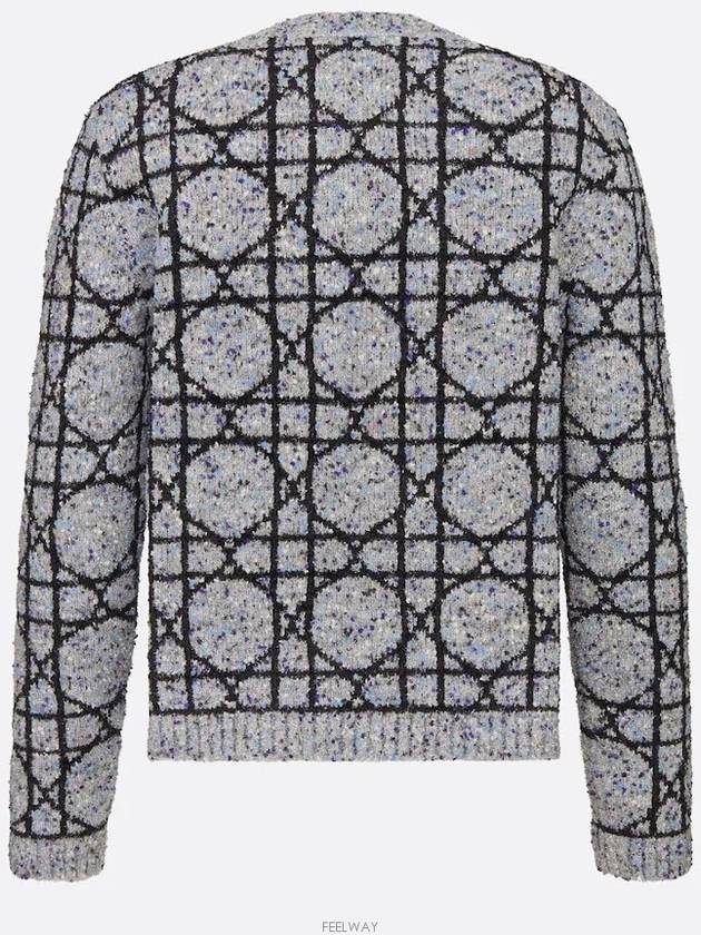 Cotton Cashmere Knit Top Grey - DIOR - BALAAN 4