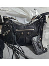 Le Cagole Small Leather Shoulder Bag Black - BALENCIAGA - BALAAN 4