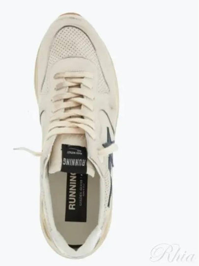 Running Sole Silver Tab Low Top Sneakers Ivory - GOLDEN GOOSE - BALAAN 2