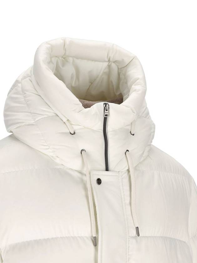 High neck hood padded white - HERNO - BALAAN 4