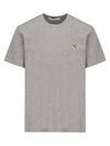 Fox Head Patch Classic Short Sleeve T-Shirt Grey Melange - MAISON KITSUNE - BALAAN 3