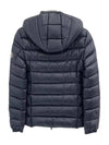 Body Bady Short Down Jacket Padded Night Blue - MONCLER - BALAAN.