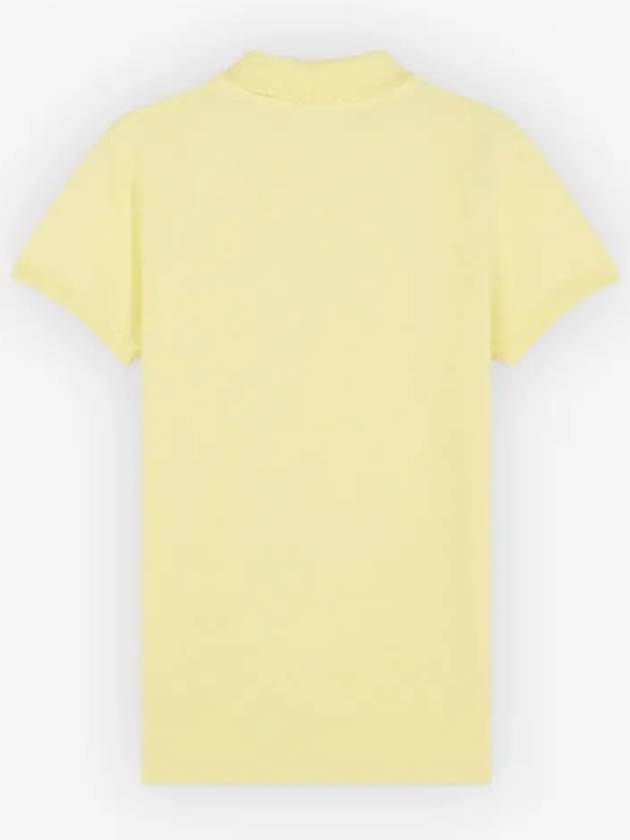 Baby Fox Patch Regular Polo Shirt Yellow - MAISON KITSUNE - BALAAN 3