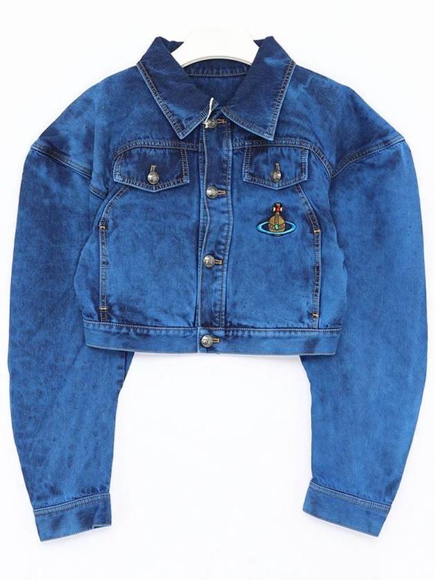 ORB Denim Jacket Blue - VIVIENNE WESTWOOD - BALAAN 2