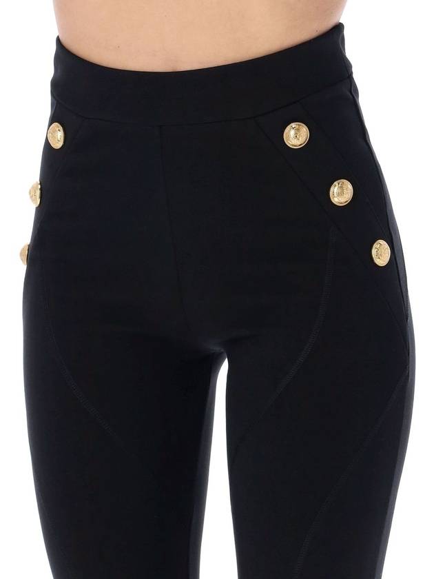 Knit leggings with 6 buttons - BALMAIN - BALAAN 3