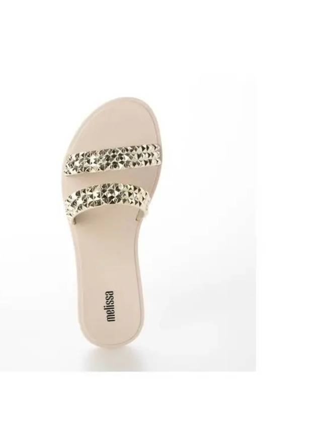 Women s Beige Gold Bling AD Sandals HML33FSSL001 - MELISSA - BALAAN 5