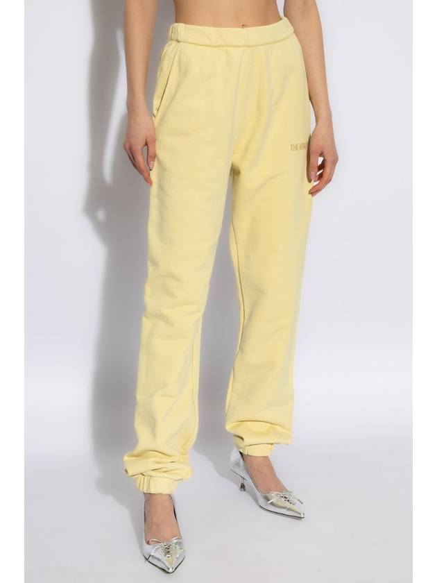 The Attico Sweatpants, Women's, Yellow - THE ATTICO - BALAAN 3