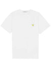 Monochrome Fox Head Patch Short Sleeve T-Shirt White - MAISON KITSUNE - BALAAN 2