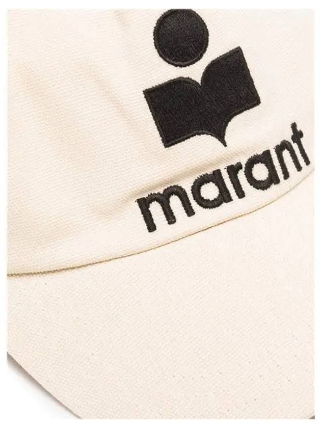 Tyron Logo Ball Cap Ecru - ISABEL MARANT - BALAAN 6