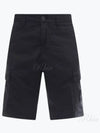 Light Stretch Cotton Bermuda Shorts Dark Grey - STONE ISLAND - BALAAN 2