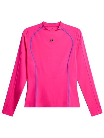 Women's Alien Long Sleeve T-Shirt Pink Peacock - J.LINDEBERG - BALAAN 2