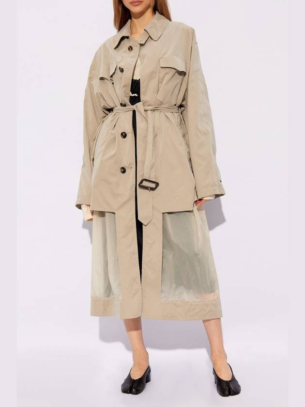 Belted Reversible Trench Coat Sand - MAISON MARGIELA - BALAAN 4