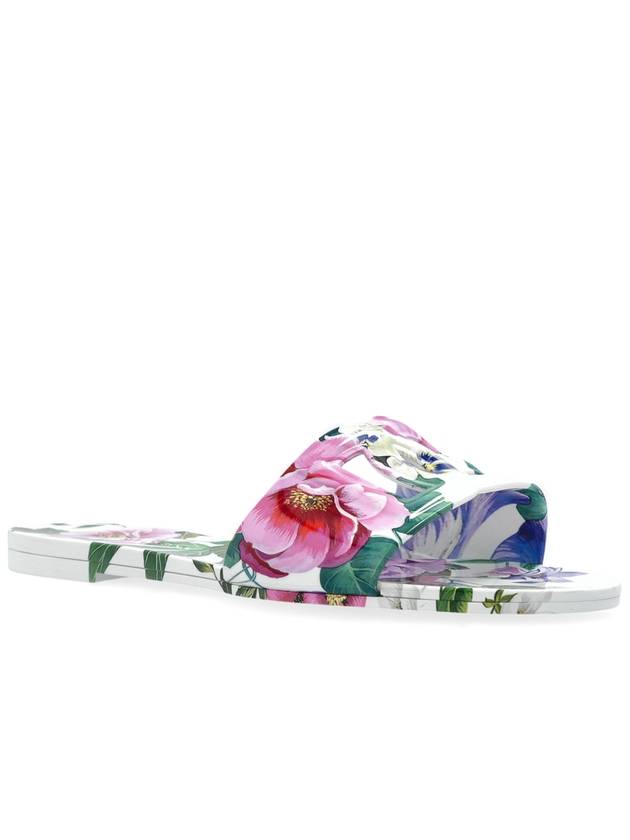 Dolce & Gabbana Slippers With Logo, Women's, Multicolour - DOLCE&GABBANA - BALAAN 4