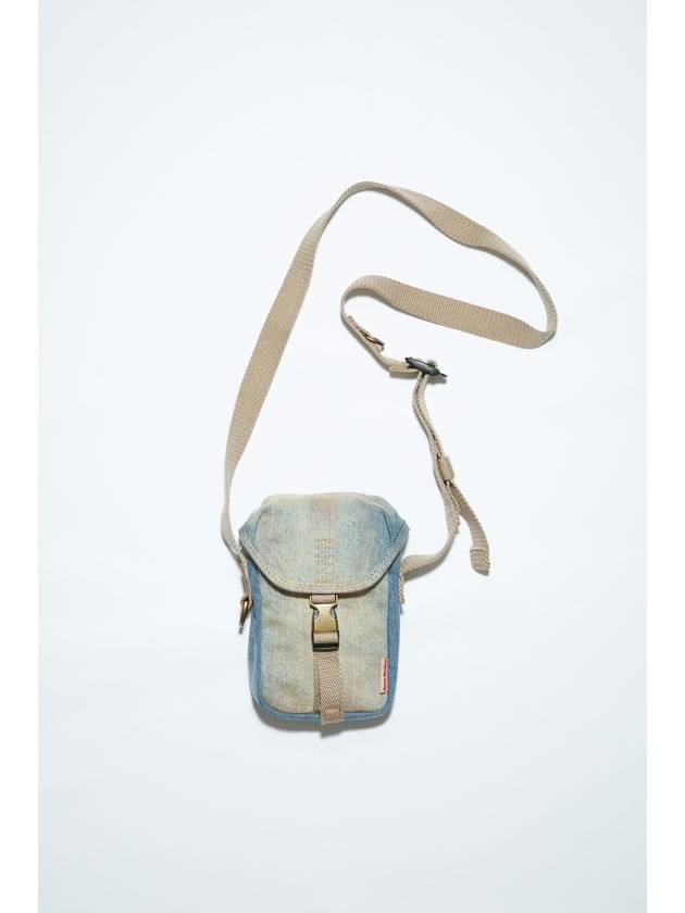 Denim Mini Pouch Bag Light Blue Beige - ACNE STUDIOS - BALAAN 1