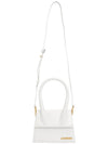 Le Chiquito Moyen Medium Leather Tote Bag White - JACQUEMUS - BALAAN 8