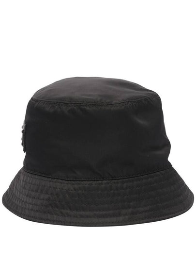 Branded Plate Nylon Bucket Hat Black - DOLCE&GABBANA - BALAAN 2